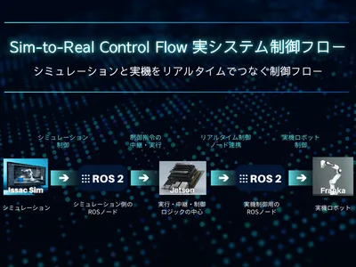 Franka Robot Arm を用いたリアルタイム Sim-to-Real 制御の実装と技術検証