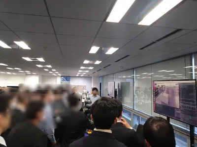 Sim-to-Realデモの展示風景